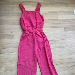 Pink zara jumpsuit